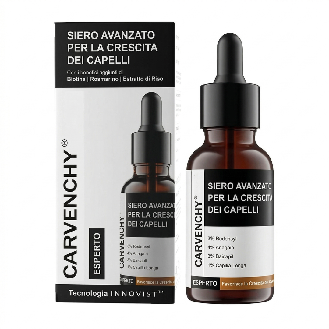 Siero avanzato per la crescita dei capelli